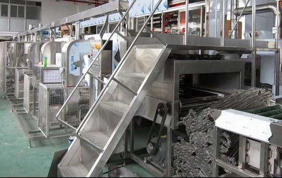 HS-8240UPT Automatic Cleaning Machine Production Line High Pressure Fan Cutting